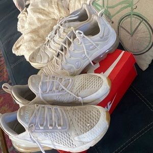 2 pairs of nike air max good condition just needs to be washed.